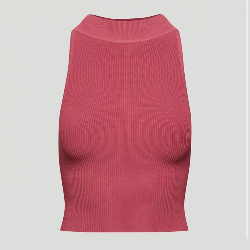 Aritzia babaton sculpt knit halter